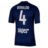 Paris Saint-Germain Lucas Beraldo #4 Domáci futbalový dres 2025-26 Krátky Rukáv